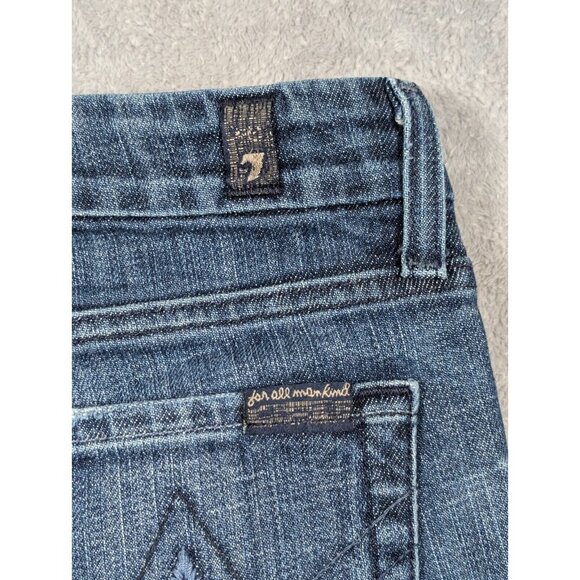 7 For all Mankind Jeans Womens Size 28 A-Pocket Flared Jeans - Picture 9 of 9